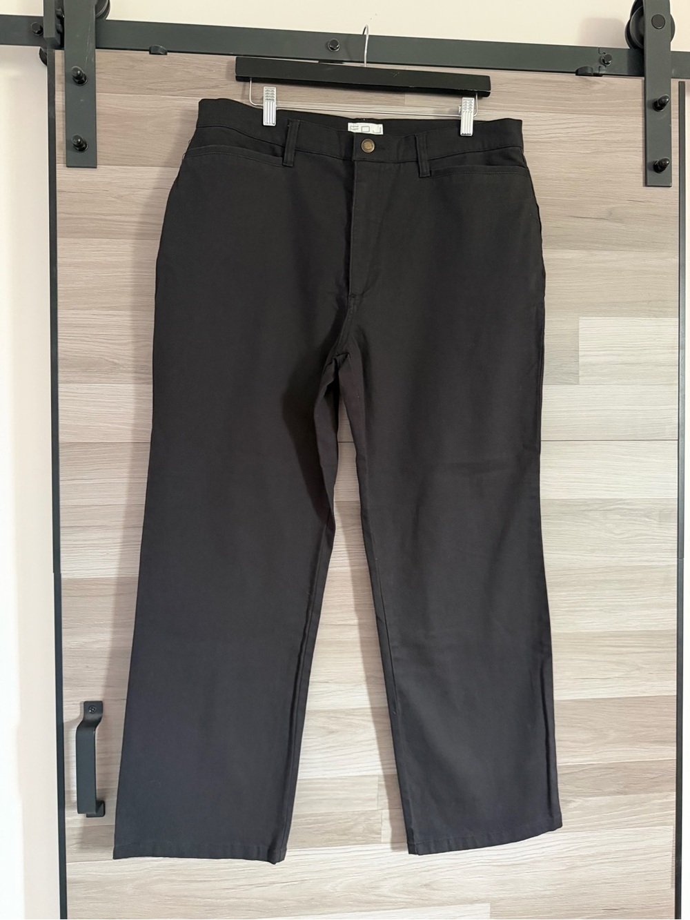 FDJ French Dressing Black Straight Leg Pants Size 18P